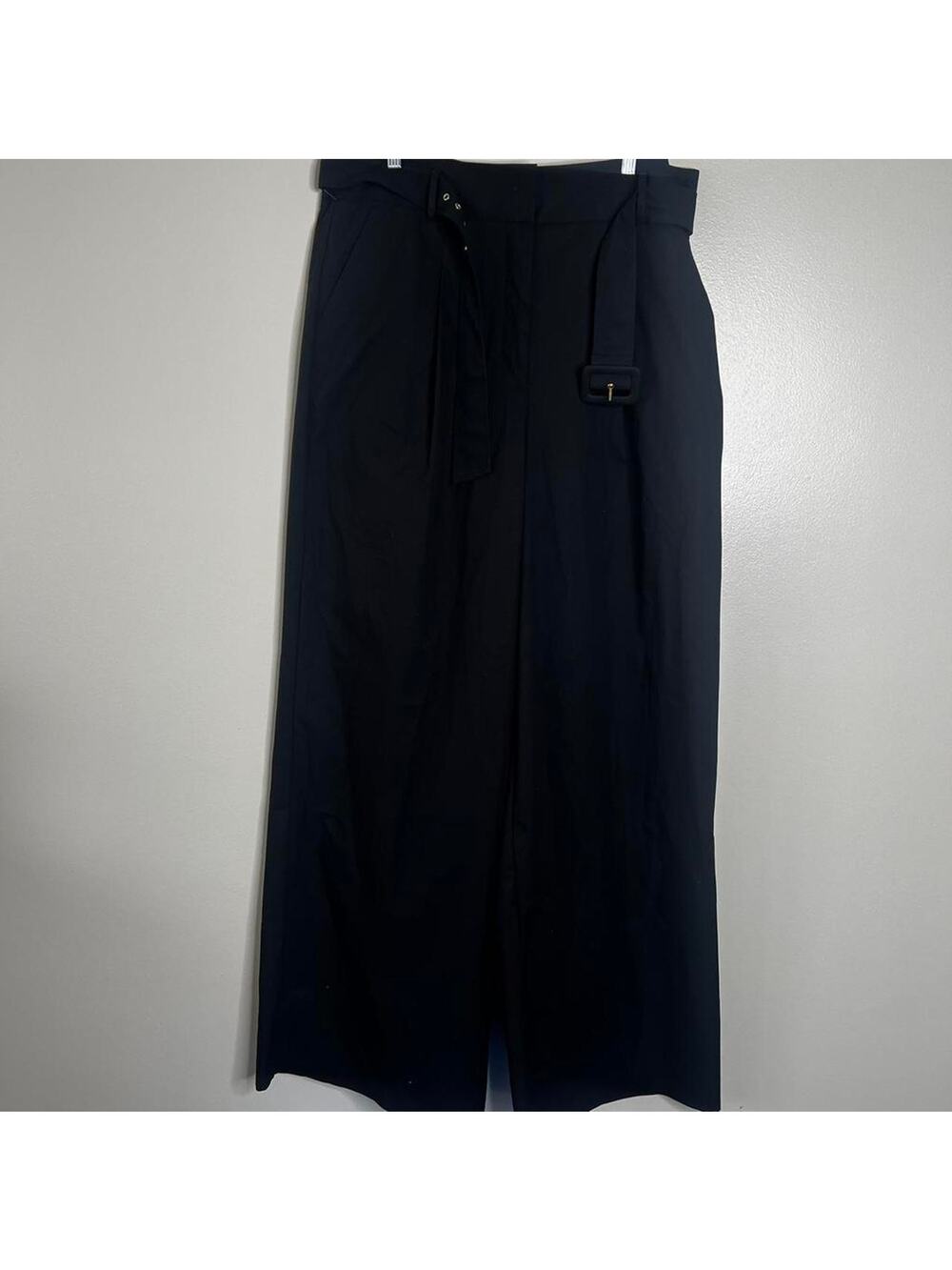Black wide leg pants